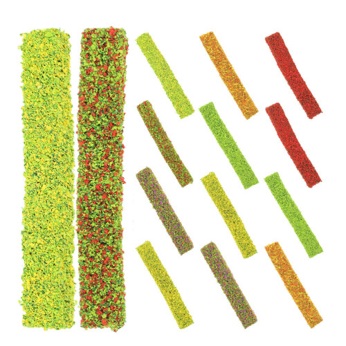 14Pcs Assorted Color Mini Plant Shrubs Sponge for Diorama Scenery 2