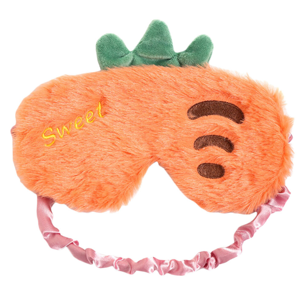 Vaguelly Adorable Easter Plush Eye Mask Cartoon Blindfold Soft Cover For Party