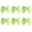 100 Stuks Lint Bows Handgemaakte Haaraccessoires Lichtgroen 1