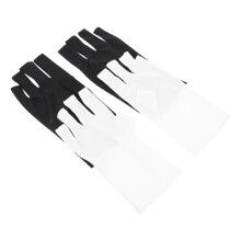 2 Paar UV-Bestendige Polyester Nail Art Handschoenen