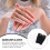 2 Paar UV-Bestendige Polyester Nail Art Handschoenen 11