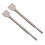 plano hexagonal 14x250x40 mm para taladro percutor, 2 uds 3
