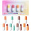 4 Sets Women Lipstick Makeup Set Pill Shaped Mini Capsules 7