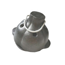 Cast Iron Smoker Box For Vegetables Meat Garlic Roaster For