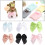 100 Stuks Lint Bows Handgemaakte Haaraccessoires Lichtgroen 2