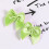 100 Stuks Lint Bows Handgemaakte Haaraccessoires Lichtgroen 5