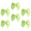 100 Stuks Lint Bows Handgemaakte Haaraccessoires Lichtgroen 8