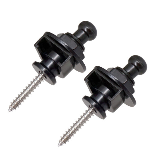 2Pcs Gitarre Strap Taste Ende Peg Skid Proof