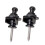 2Pcs Gitarre Strap Taste Ende Peg Skid Proof 4