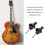 2Pcs Gitarre Strap Taste Ende Peg Skid Proof 11