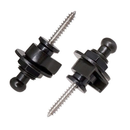 2Pcs Gitarre Strap Taste Ende Peg Skid Proof 2