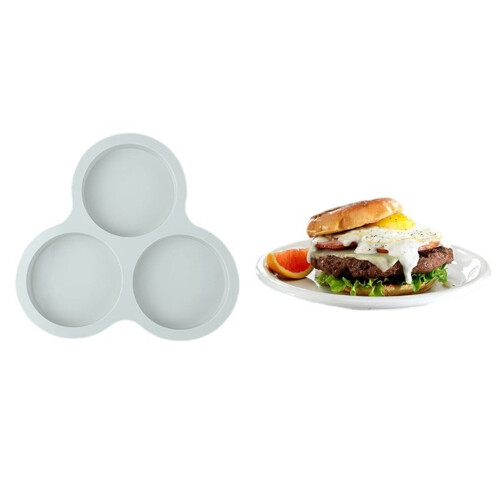 Round Silicone Cake Pan For Baking Dishwasher Safe Easy-Grey 1