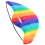 Fake Cosplay Mustache Artificial Short Plush Rainbow Beard 10