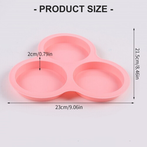Round Silicone Cake Pan For Baking Dishwasher Safe Easy-Grey 2