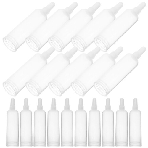 Worgeous 20 Pcs Mini Pump Bottle 5.70x1.50x1.50cm