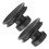 2pcs Black Rubber Suction Handles for Singing Bowls Convenient Tool 1