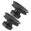 2pcs Black Rubber Suction Handles for Singing Bowls Convenient Tool 11