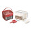 Push Button Ice Tray System With Odor Resistant Storage-White 4
