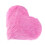 1Pc Soft Pink Heart-Shaped Carpet Plush Imitation Wool Decorative Rug 5