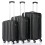 3 Pcs Suitcase Lightweight ABS Iompair-ar Láimhe 1
