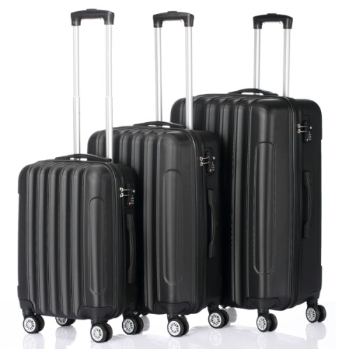3 Pcs Suitcase Lightweight ABS Iompair-ar Láimhe