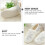 1 pair snowflake print plush warm thick-soled slippers for home 3