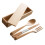 Simple Japanese Wood Cutlery Set Efficient Chopsticks Fork Spoon 1