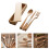 Simple Japanese Wood Cutlery Set Efficient Chopsticks Fork Spoon 2