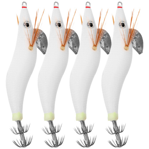4Pcs Shrimp Lures Artificial Baits Durable Metal Hooks 2