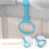2Stk Kunststoff Baby Pull-Up-Ringe Für Lauftraining Kinder 9