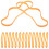 Raindrops Elastic Band Orange Heavy Duty For General Users 1 Set 7