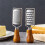 Space Saving Cheese Grater Steel Blade And Smooth Wood Handle-4 7