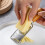 Space Saving Cheese Grater Steel Blade And Smooth Wood Handle-4 5
