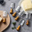 Space Saving Cheese Grater Steel Blade And Smooth Wood Handle-4 3