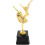 Delicate Golden Ballet Dance Trophy with Stable Plastic Base 8