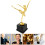 Delicate Golden Ballet Dance Trophy with Stable Plastic Base 6