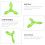 Kids Boomerang Toy Three Returning Plaything 10