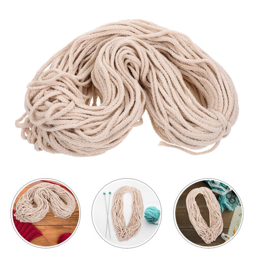 Thread 5mm Eight-Strand Cotton Rope Linen Tapestry Material 2