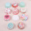 100 stuks hartvormige cupcake papiervormpjes met PE-coating 5