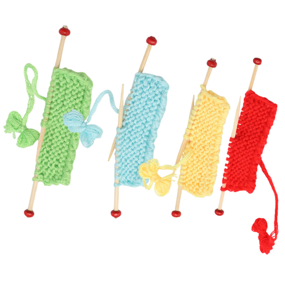 Photos - Doll Accessories 4Pcs Simulation Knitted Sweater Props Miniature Doll House Accessories