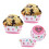 100 stuks hartvormige cupcake papiervormpjes met PE-coating 3