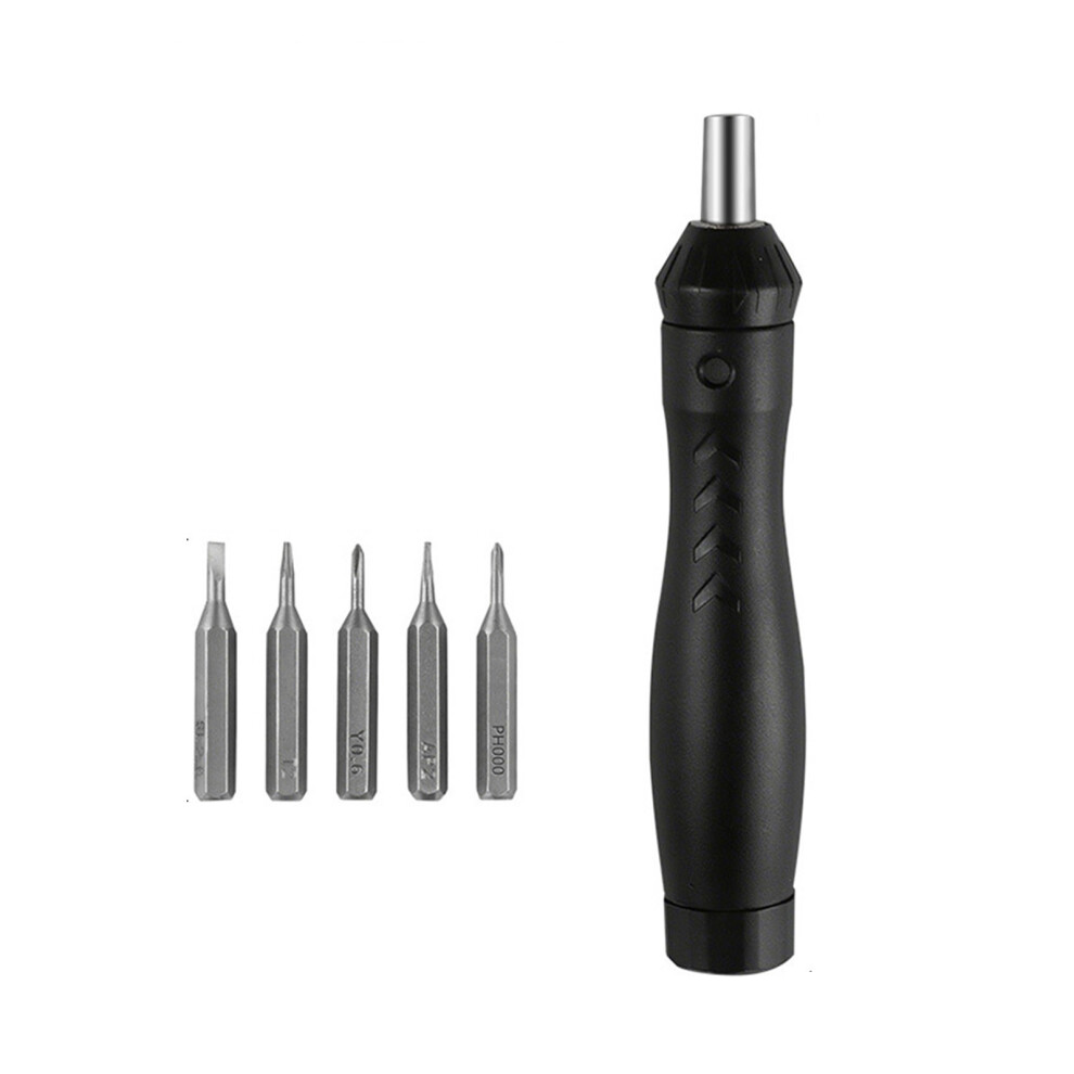 Practical Ratcheting Screwdriver 5Pc Professional Bit Nonslip 7696000963327