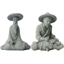 2St Miniatuur Sculptuur in Zandsteen Voor Decor