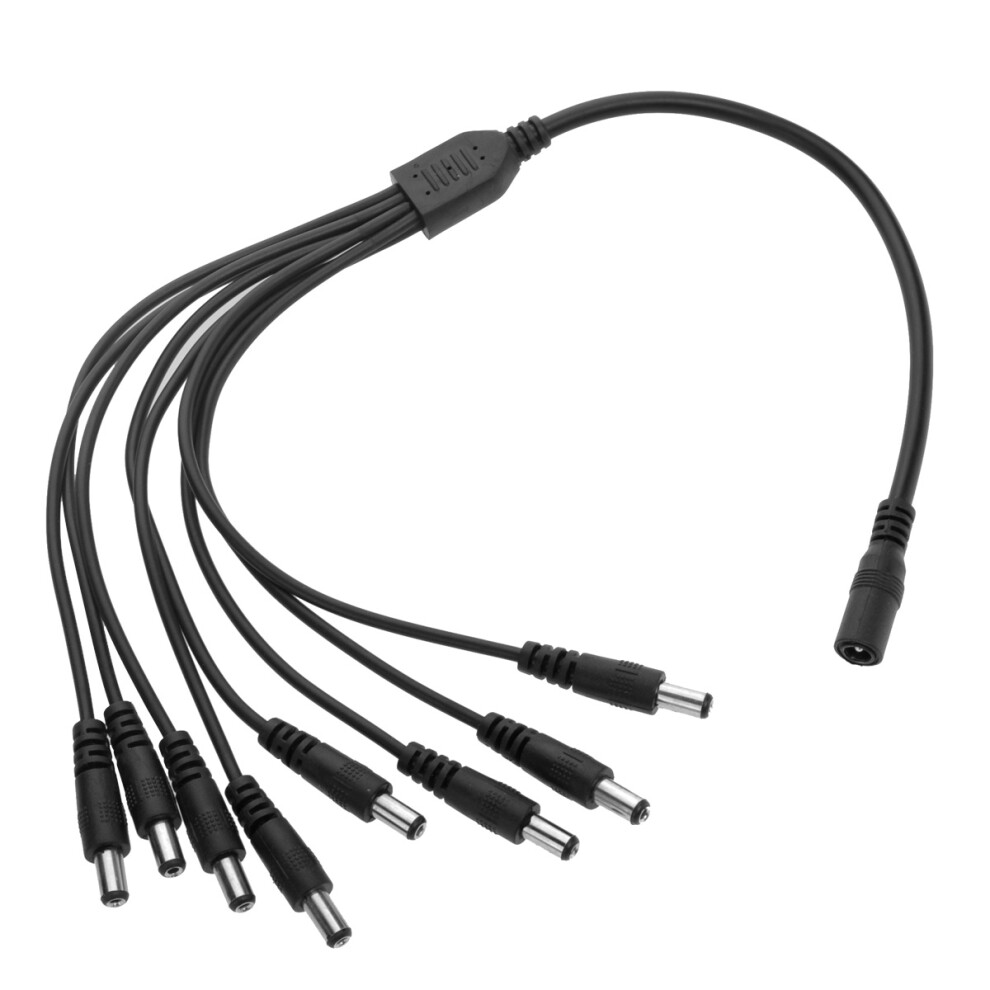 12V 5A 60W Dc Power Supply With 8 Way Cctv Splitter For Led Strip 3261487245040