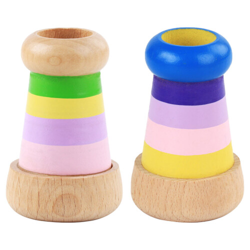 2Pcs Kaleidoscope Poly Prisms Educational Toy