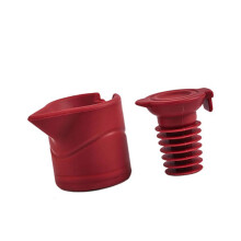 Multicolored Silicone Wine Stopper Leak proof Design-Burgundy