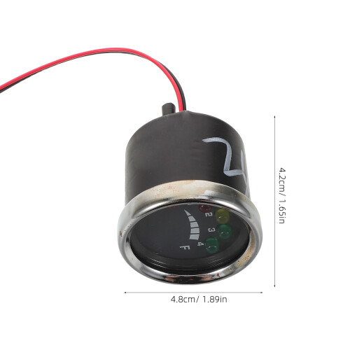 Voltmètre LCD Métal Pour Électrique Compact Et Précis Noir 1