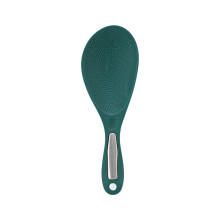 Heat Resistant Kitchen Spoon Ergonomic Grip-Dark green color