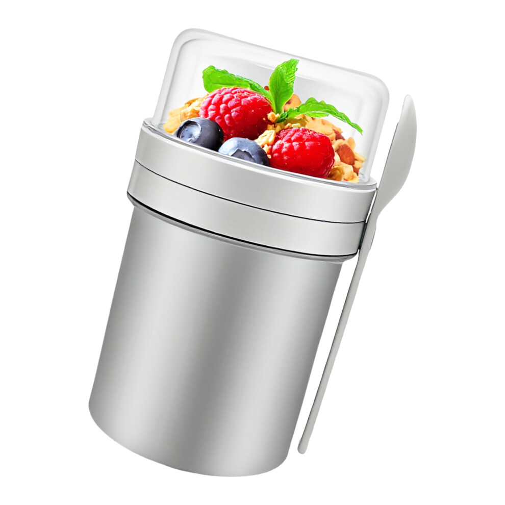 Grey Spill Proof Insulated Food Container Portable Portable