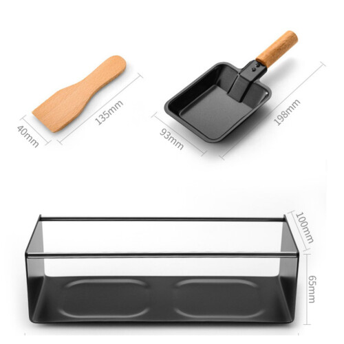 Juego De Para Hornear Queso Miniatura Con Mango Madera 1